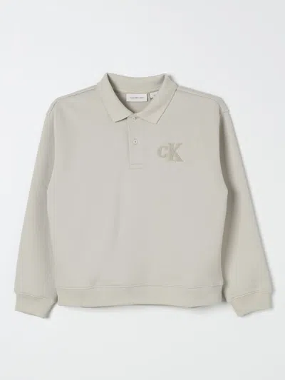 Calvin Klein Polo Shirt  Kids Color Green In Grün