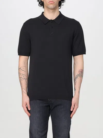 Calvin Klein Polo Shirt  Men Color Black