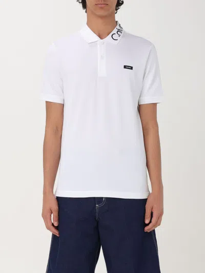 Calvin Klein Polo Shirt  Men Colour White