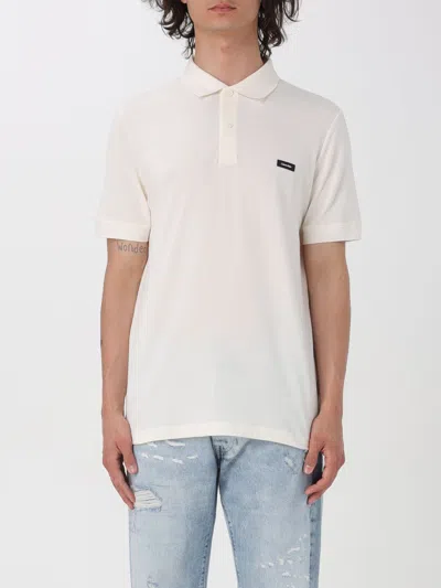 Calvin Klein Polo Shirt  Men Color White