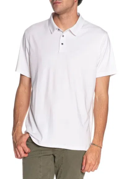 Calvin Klein Polo Ss Supima Chest Emb Polo In White