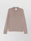 Calvin Klein Silk And Merino Wool Polo Sweater