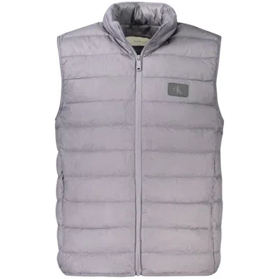 Calvin Klein Polyamide Men's Jacket In Grey