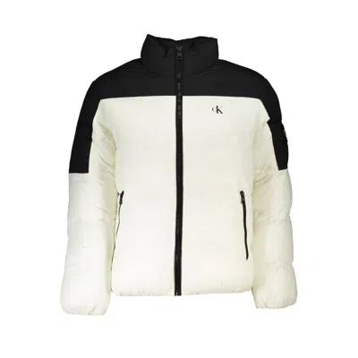 Calvin Klein Polyamide Men's Jacket In White
