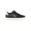 Calvin Klein Black Polyester Men Sneaker In Black
