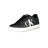 Calvin Klein Black Polyester Sneaker In Black