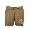Calvin Klein Brown Polyester Swimwear In Brown