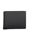 Calvin Klein Sleek Rfid-secure Compact Wallet In Black