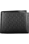 Calvin Klein Elegant Dual-compartment Men's Wallet In Black