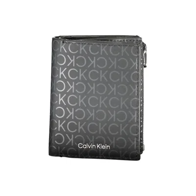 Calvin Klein Polyester Men's Wallet In Black