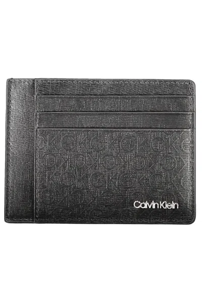 Calvin Klein Sleek Rfid Blocking Card Holder In Black