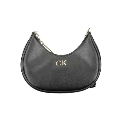 Calvin Klein Polyester Women Shoulder Women's Bag In Black