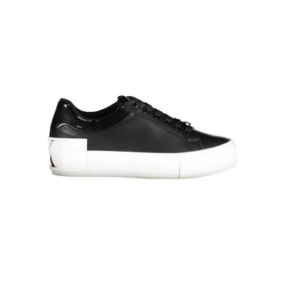 Calvin Klein Polyester Women's Sneaker In Black