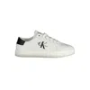 Calvin Klein White Polyester Sneaker In White