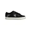 Calvin Klein Low-top Round Toe Platform Sneakers In Black