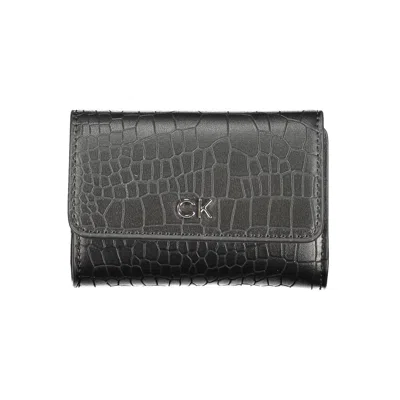 Calvin Klein Polyester Women's Wallet In Black