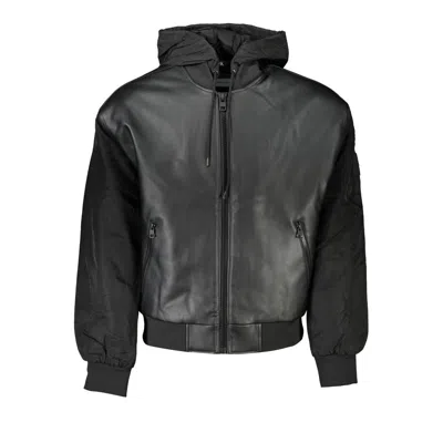 Calvin Klein Polyethylene Men's Jacket In Black