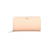 Calvin Klein Chic Pink Polyethylene Wallet With Rfid Blocking In Pink