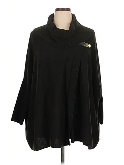 Pre-owned Calvin Klein Poncho In Black