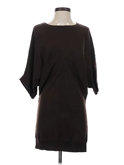 Pre-owned Calvin Klein Poncho In Brown