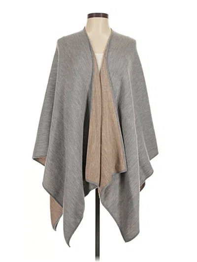 Pre-owned Calvin Klein Poncho In Gray