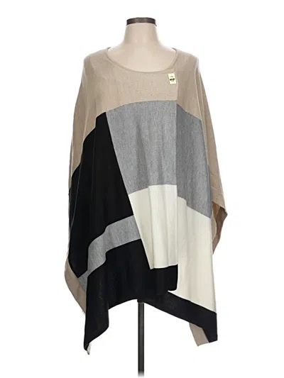 Pre-owned Calvin Klein Poncho In Gray