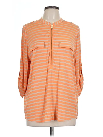 Pre-owned Calvin Klein Poncho In Orange