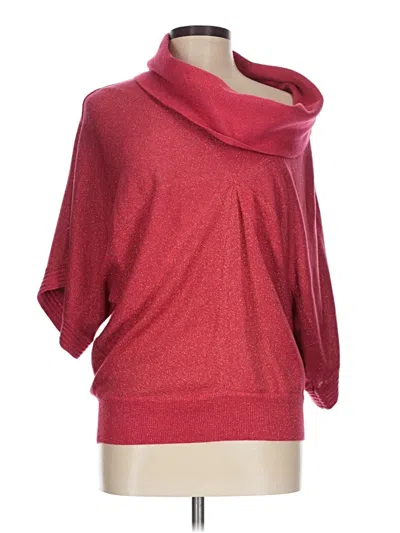 Pre-owned Calvin Klein Poncho In Red