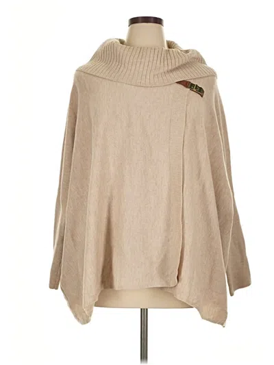 Pre-owned Calvin Klein Poncho In Tan