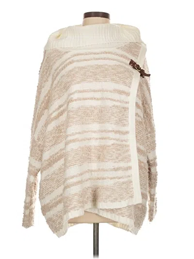 Pre-owned Calvin Klein Poncho In White