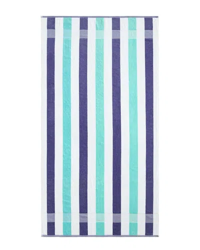 Calvin Klein Pop Color Stripe Velour Beach Towel Set