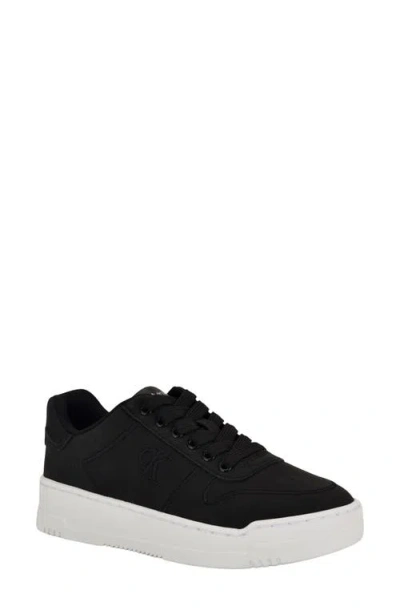 Calvin Klein Pozin Sneaker In Black