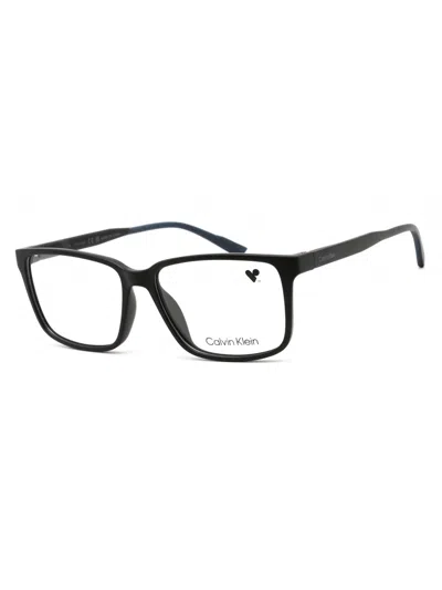 Calvin Klein Premium Rectangular Eyeglasses For Men In Black