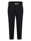 Calvin Klein Pressed-crease Trousers In Black