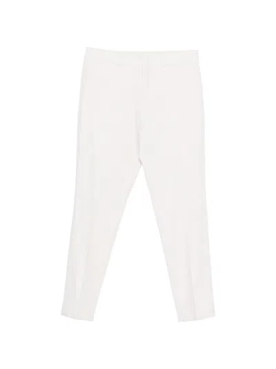 Calvin Klein Pressed-crease Trousers In Neutral