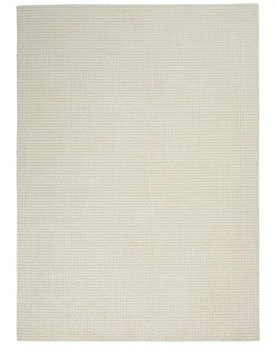 Calvin Klein Pretoria Modern Indoor Mohair Wool Area Rug In Neutral