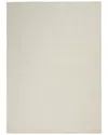 Calvin Klein Pretoria Modern Indoor Mohair Wool Area Rug In Ivory