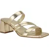 Calvin Klein Pretty Slide Sandal In Gold