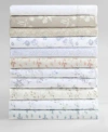 Calvin Klein Printed 300 Thread Count Cotton Sateen Sheet Set In Falling Petals Pink