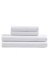 Calvin Klein Printed Cotton Sateen 4 Pc. Sheet Set In Micro Dot Beige