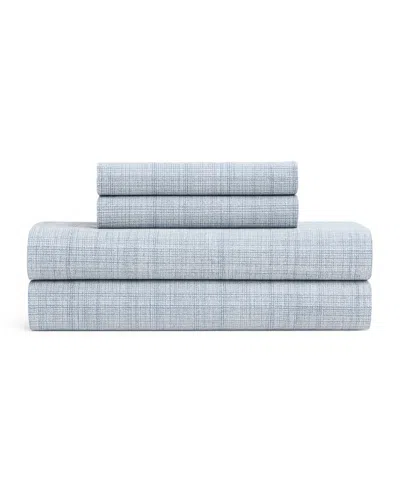 Calvin Klein Printed Washed 200-thread Count Cotton Percale 4-pc. Sheet Set, King