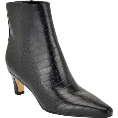 Calvin Klein Promise Kitten Heel Bootie In Black 003