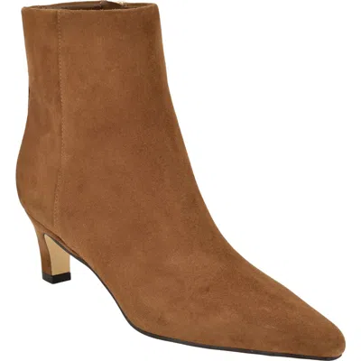 Calvin Klein Promise Kitten Heel Bootie In Dark Natural 120