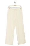 Calvin Klein Pull-on Linen & Cotton Pants