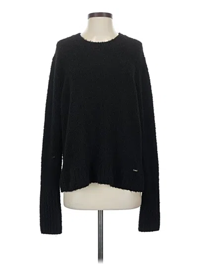 Pre-owned Calvin Klein Pullover Sweater In Black