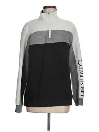 Pre-owned Calvin Klein Pullover Sweater In Black