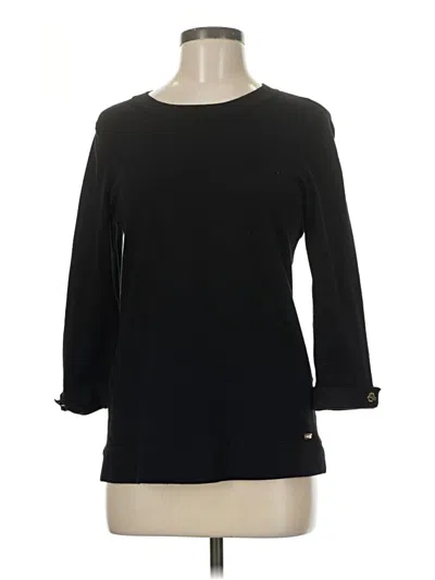 Pre-owned Calvin Klein Pullover Sweater In Black