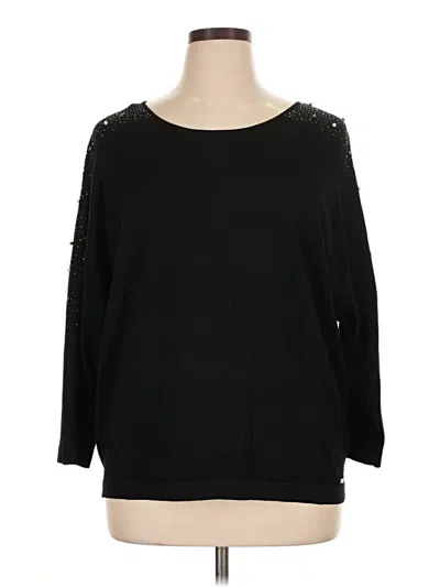 Calvin Klein Pullover Sweater In Black