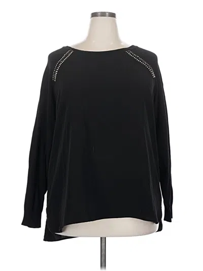 Pre-owned Calvin Klein Pullover Sweater In Black