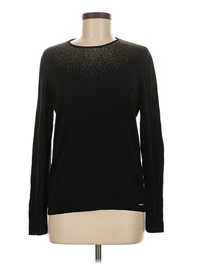 Pre-owned Calvin Klein Pullover Sweater In Black